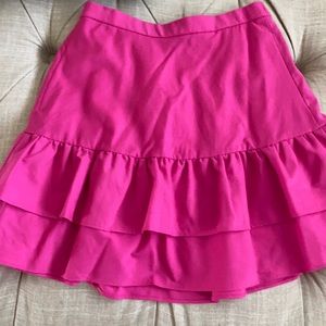 J Crew ruffle skirt